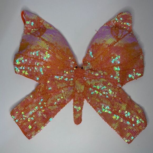 Y2K Sequined butterfly top Large - Picture 4 of 7